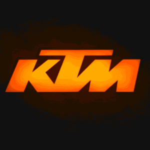 Luminária LED KTM Personalizada com Nome e Número