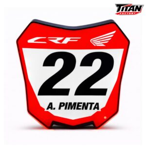 Luminária LED Honda CRF Personalizada com Nome e Número