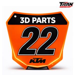 Luminária LED KTM Personalizada com Nome e Número